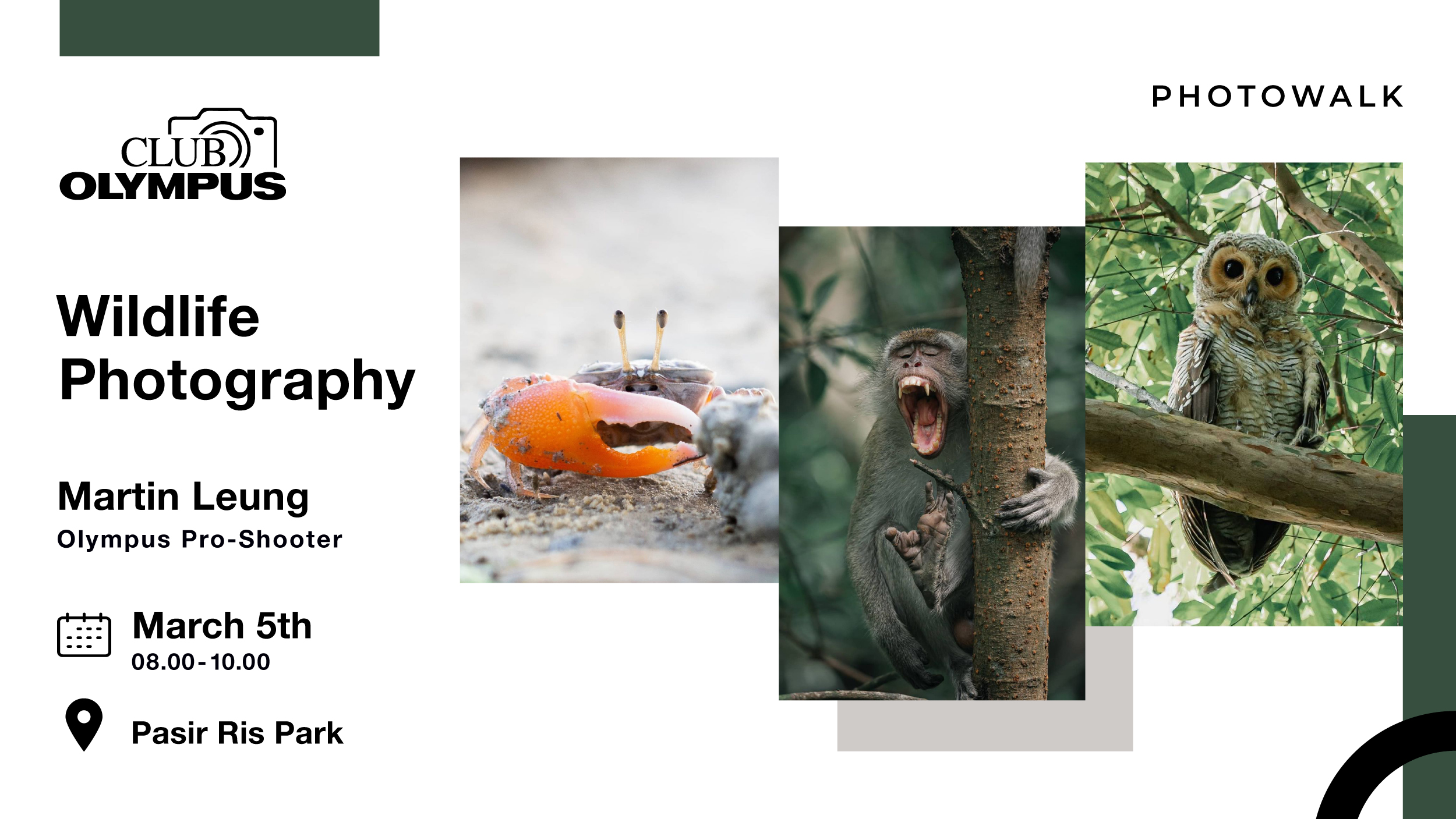 Wildlife Photography Photowalk with Olympus (5 March 22)